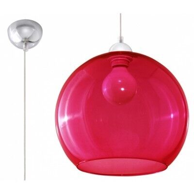 Lampa Wisząca BALL Czerwony SL.0253 SOLLUX LIGHTING średnica 30 cm