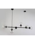 NOWOCZESNA LAMPA WISZĄCA CZARNA CEREDO LDP 6034-6 (BK) Lumina Deco - 3