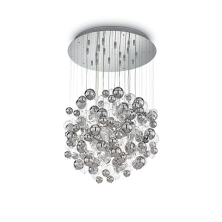 Lampa wisząca Bollicine SP14 093024 NOWOCZESNY IP20  METAL / SZKŁO oprawa w stylu nowoczesnym Ideal Lux LAMPA WEWNĘTRZNA  