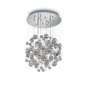 Lampa wisząca Bollicine SP14 093024 NOWOCZESNY IP20  METAL / SZKŁO oprawa w stylu nowoczesnym Ideal Lux LAMPA WEWNĘTRZNA  