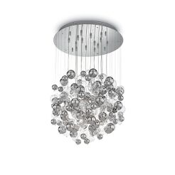 Lampa wisząca Bollicine SP14 093024 NOWOCZESNY IP20  METAL / SZKŁO oprawa w stylu nowoczesnym Ideal Lux LAMPA WEWNĘTRZNA  