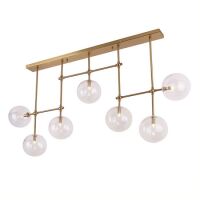 Lampa wisząca LOLLIPOP P0295 MAXLIGHT dekoracyjna elegancka wykonana z metalu o mosiężnym zabarwieniu 