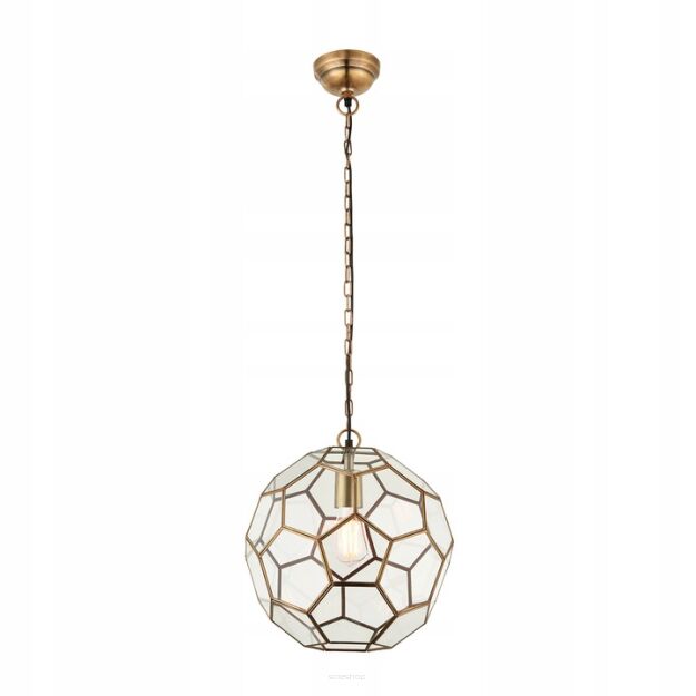 Lampa wisząca MIELE mosiądz/złoty ENDON LIGHTING 69784 