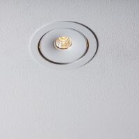 Lampa wpuszczana Iner 1 edge.LED CRI80 13W Labra  4.0762 techniczna ruchome oczko różne kolory wykończenia oraz optyki