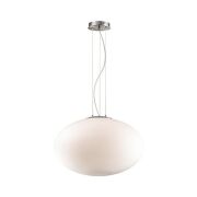 Lampa wisząca Candy ⌀50 086743 NOWOCZESNY IP20 SZKŁO Ideal Lux minimalistyczna oprawa w kolorze białym