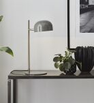 Lampa stołowa POSE 107936 Markslojd MINIMALISTYCZNA w stylu skandynawskim szary / mosiężny  - 2