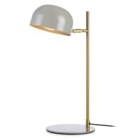Lampa stołowa POSE 107936 Markslojd MINIMALISTYCZNA w stylu skandynawskim szary / mosiężny 
