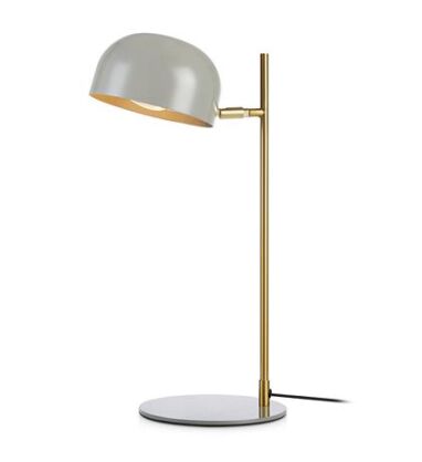 Lampa stołowa POSE 107936 Markslojd MINIMALISTYCZNA w stylu skandynawskim szary / mosiężny 