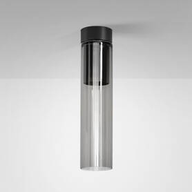 Plafon MODERN GLASS Tube SP GU10 Aquaform 40461 klosz ze szkła dymiony
