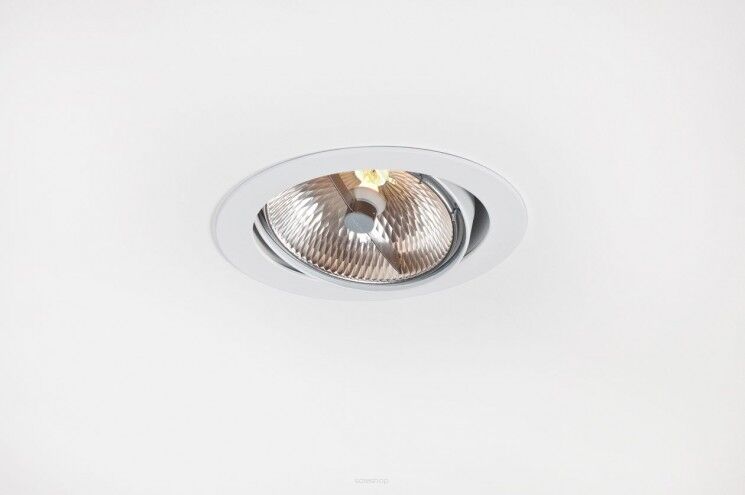 Lampa wpuszczana Iner 1 Labra 4.0196 okrągła techniczna ruchomy pierścień różne kolory wykończenia