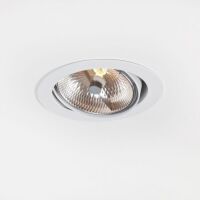 Lampa wpuszczana Iner 1 Labra 4.0196 okrągła techniczna ruchomy pierścień różne kolory wykończenia