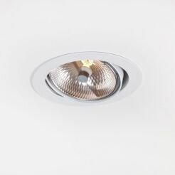 Lampa wpuszczana Iner 1 Labra 4.0196 okrągła techniczna ruchomy pierścień różne kolory wykończenia