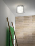 Lampa sufitowa  Astro AREZZO 0963 19,3 cm łazienkowy E27 przezroczyste i mleczne szkło polerowany chrom 1049003 - 2