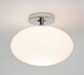 Lampa sufitowa plafon ZEPPO 0830 astro białe mleczne szkło kula na stopce IP44 1176001 - 3