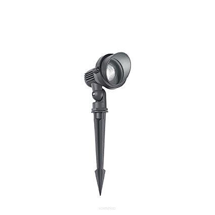Reflektor Terra PT1 SMALL Ideal Lux  033037  z aluminium i wykończona w kolorze antracytu ruchomy klosz