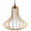 NIETYPOWA LAMPA  WISZĄCA ELZA NATURALNE DREWNO AŻUROWY KLOSZ NOWOCZESNA SL.0641 SOLLUX - 4