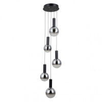 Lampa wisząca Strela PND-34378-5S-BK Italux