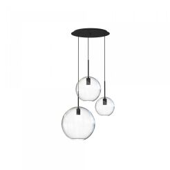 Lampa wisząca Sphere III 3xE27 czarna 7788