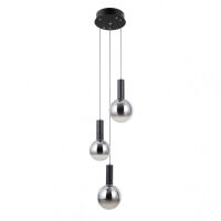Lampa wisząca Strela PND-34378-3S-BK Italux
