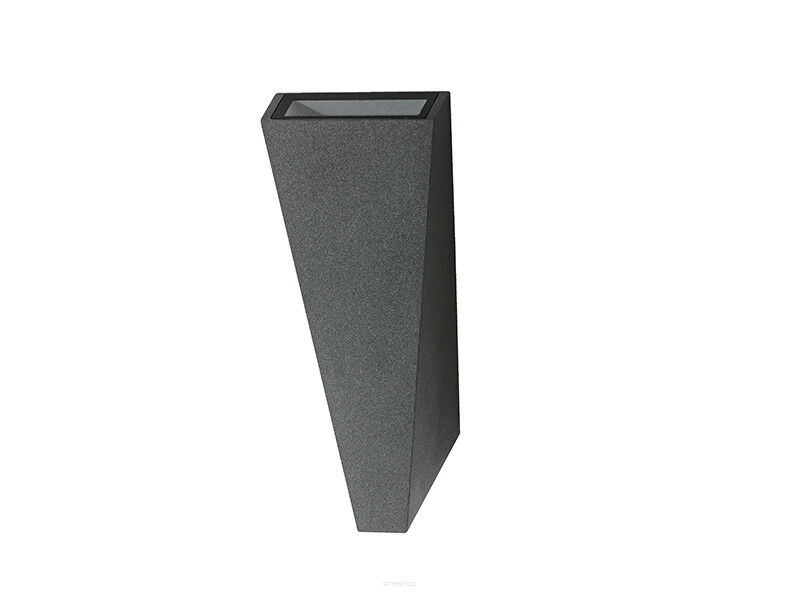 Lampa ścienna/kinkiet ZITA XL AZ2200 IP54 ciemno/szara LED 6W geometryczny kształt