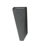 Lampa ścienna/kinkiet ZITA XL AZ2200 IP54 ciemno/szara LED 6W geometryczny kształt