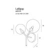 Lampa ścienna MAXLIGHT W0254 KINKIET LOLLIPOP nowoczesna klosze kule transparentne metal mosiądz - 2