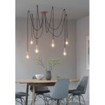 Lampa wisząca STUDIO miedź 6lt ENDON LIGHTING 76580   - 2