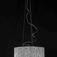 Lampa wisząca Anabella P0207-07D-F4QL Italux  chrom styl pałacowy elegancki okrągły