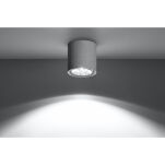 PLAFON CULLO BETON LOFTOWE OŚWIETLENIE TUBA SZARY Nowoczesna SL.0645 SOLLUX LIGHTING  - 2