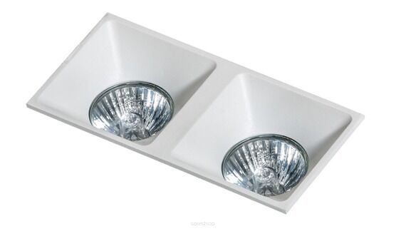 Lampa sufitowa wpuszczana nowoczesna biała PIO 2 AZ1719