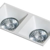 Lampa sufitowa wpuszczana nowoczesna biała PIO 2 AZ1719