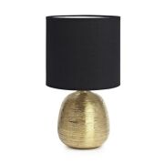 Lampa stołowa OSCAR 1L Złoty/Czarny 107068 Markslojd złota podstawa nowoczesna czarny abażur glamour