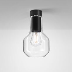 Plafon MODERN GLASS Barrel TP E27 Aquaform 40406 klosz ze szkła nowoczesny