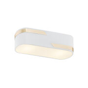 plafon biały złoty dekor TONI 906 z paskami złotymi