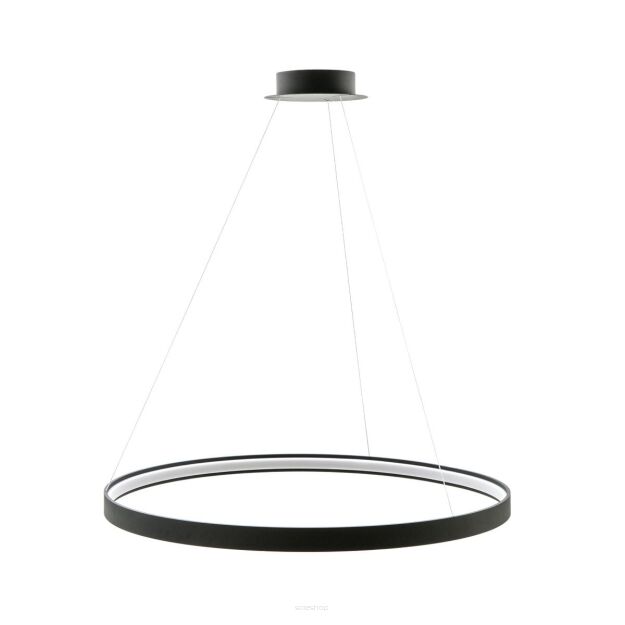 Lampa wisząca CIRCLE 78 ZumaLine LA0721/1 Czarna okrągła o średnicy 78 cm