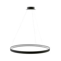 Lampa wisząca CIRCLE 78 ZumaLine LA0721/1 Czarna okrągła o średnicy 78 cm