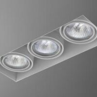 Oprawa wpuszczana SQUARES 50x3 bez ramki 37013 potrójna podłużna techniczna