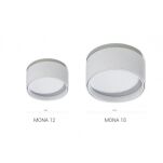 Lampa sufitowa MONA SPOT 12W AZ4532 AZZARDO ŁAMANA WPUSZCZANA ᴓ 8 CM 3000K  - 3