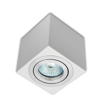 Oprawa natynkowa kwadratowa biała HDL 103 WH/AL