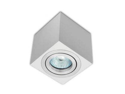 Oprawa natynkowa kwadratowa biała HDL 103 WH/AL