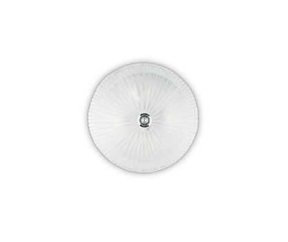 Plafon Shell PL3 008608 KLASYCZNY IP20 E27 Ideal Lux OPRAWA W STYLU KLASYCZNYM transparentna oprawa ze szkła