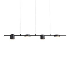 Lampa wisząca ROW 4L Czarny 107746