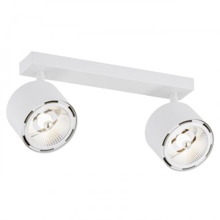 Lampa sufitowa CLEVLAND 1031 Argon podwójny reflektor ES111 biały