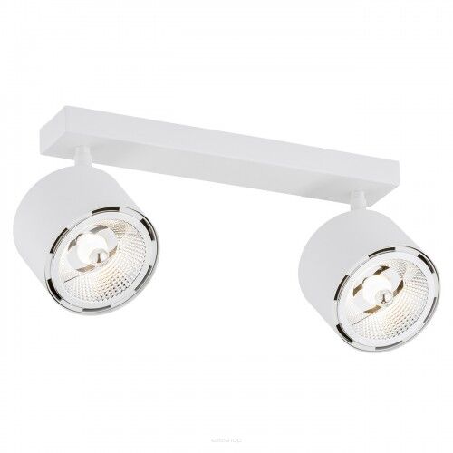 Lampa sufitowa CLEVLAND 1031 Argon podwójny reflektor ES111 biały