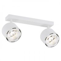 Lampa sufitowa CLEVLAND 1031 Argon podwójny reflektor ES111 biały