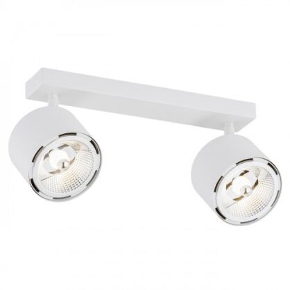 Lampa sufitowa CLEVLAND 1031 Argon podwójny reflektor ES111 biały