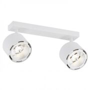 Lampa sufitowa CLEVLAND 1031 Argon podwójny reflektor ES111 biały