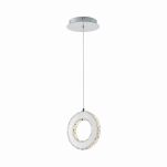 Lampa wisząca z kryształami chromowana GIRONA LED Zuma Line MD3713-1-3CT - 2