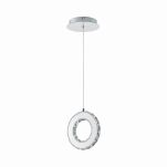 Lampa wisząca z kryształami chromowana GIRONA LED Zuma Line MD3713-1-3CT - 4