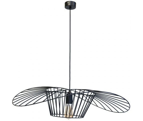 Lampa wisząca Chapeau Noir 80 2713 BK  Efektowna czarna 